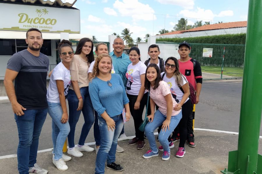 Coordenação do Curso de Psicologia em visita guiada a Ducoco