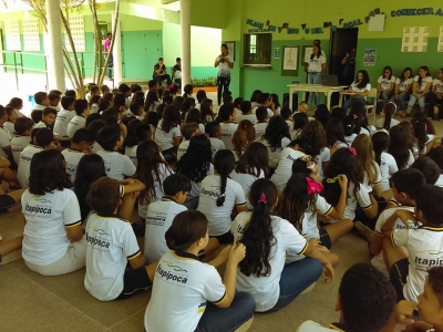 FNT na Comunidade realiza atividade sobre Educação Postural em escola do município