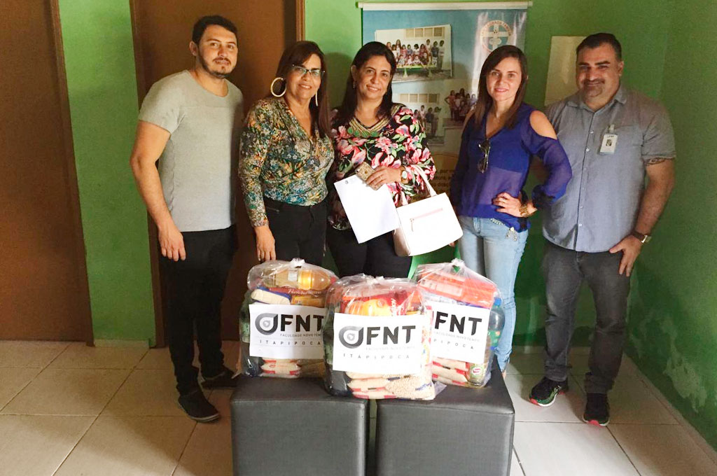 Responsabilidade social: FNTI entrega alimentos não perecíveis para instituição de caridade